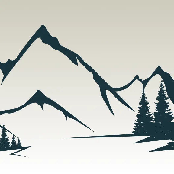 Berg Siluette